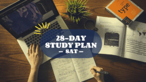 28 day sat study plan