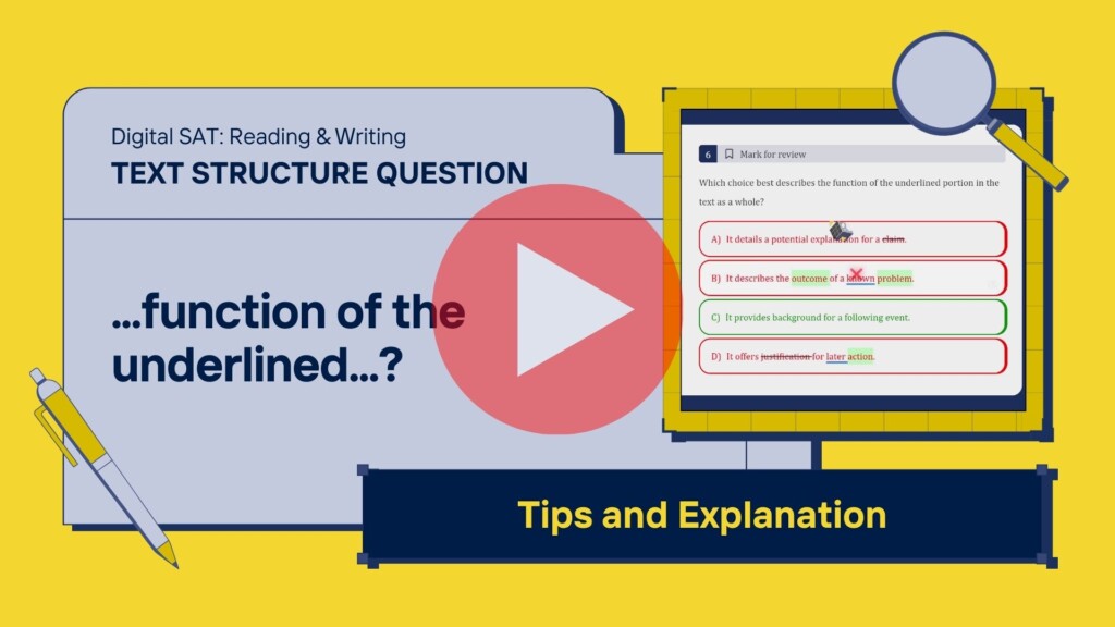SAT English underlined sentence questions